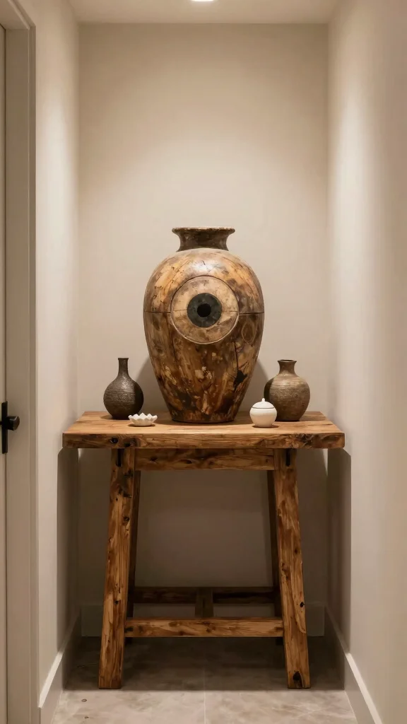 12 Hallway Entryway Table Decor Ideas for a Welcoming First Impression - 11. Statement Pieces 1