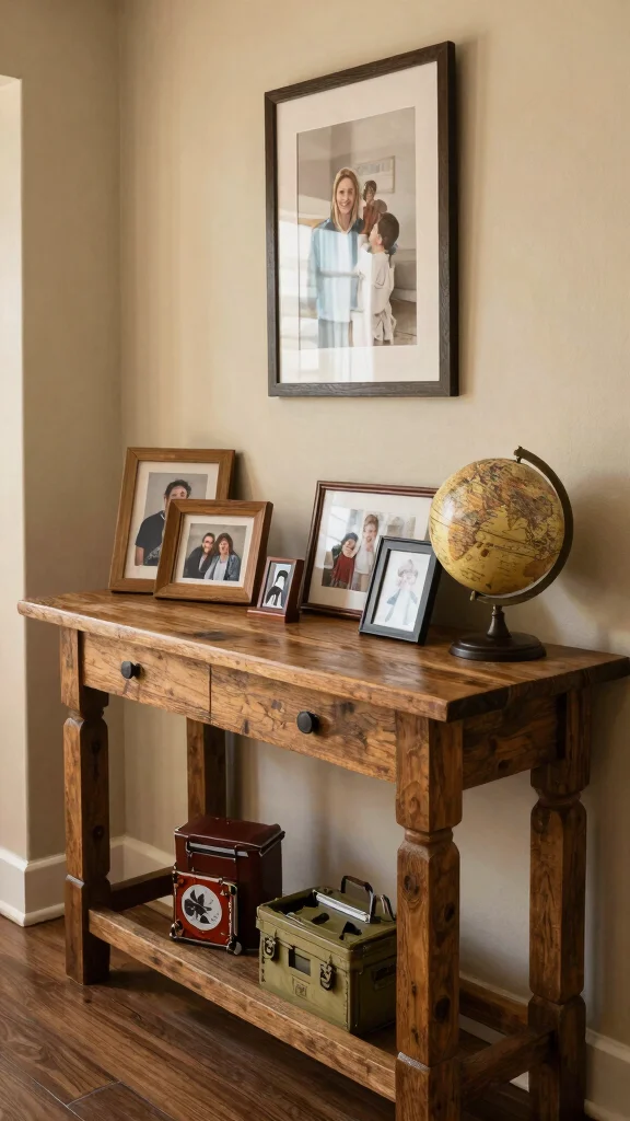 12 Hallway Entryway Table Decor Ideas for a Welcoming First Impression - 3. Personal Touches 1
