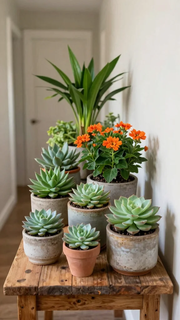 12 Hallway Entryway Table Decor Ideas for a Welcoming First Impression - 4. Greenery Galore 1