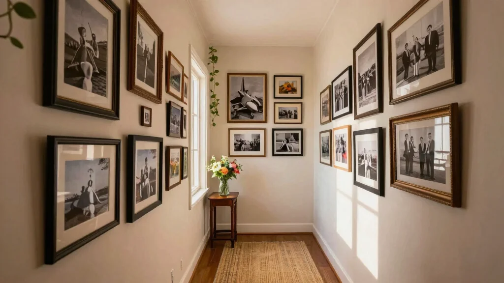 12 Hallway Photo Wall Concepts for a Memory-Filled Beautiful Display