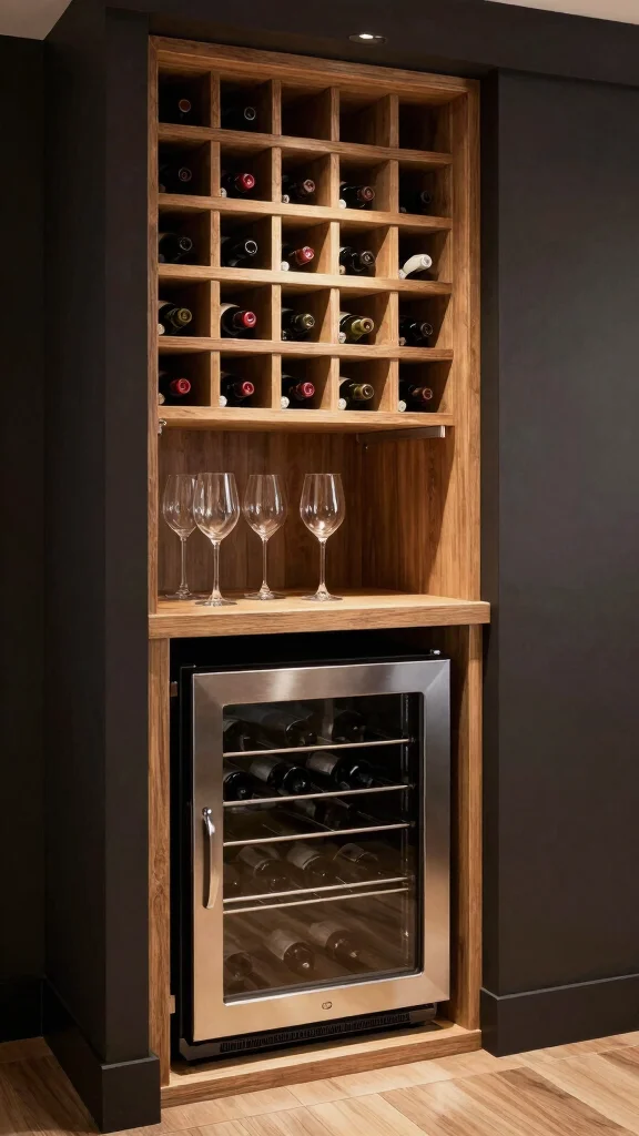 12 Hallway Under-Stairs Ideas for a Clever Space-Smart Storage - 6. Wine Storage: For the Enthusiast 1