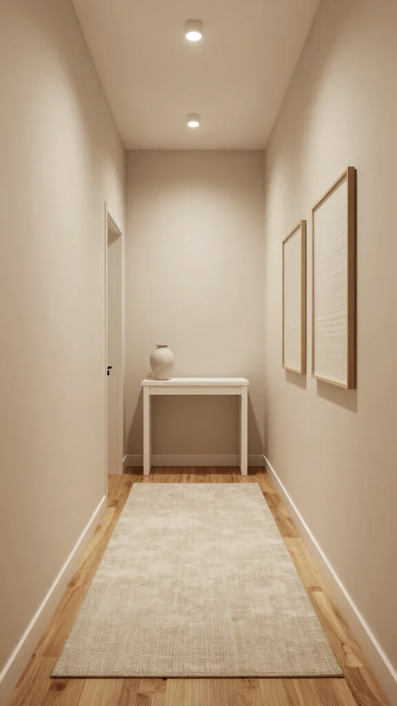 12 Long Hallway Entryway Ideas for a Stylish Welcoming Corridor - 1. Embrace a Monochromatic Palette 1