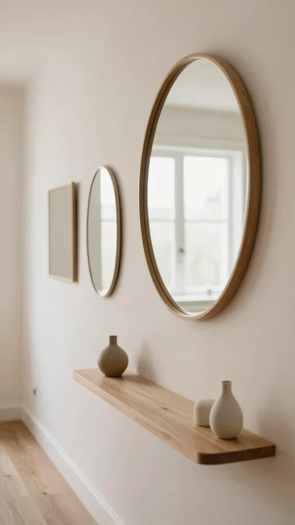 12 Long Hallway Entryway Ideas for a Stylish Welcoming Corridor - 6. Use Mirrors to Create Space 1