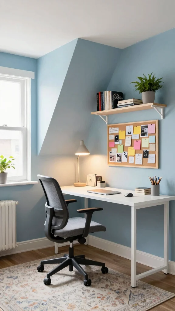12 Low-Ceiling Attic Ideas for a Stylish Functional Space - 2. Stylish Home Office Retreat 1