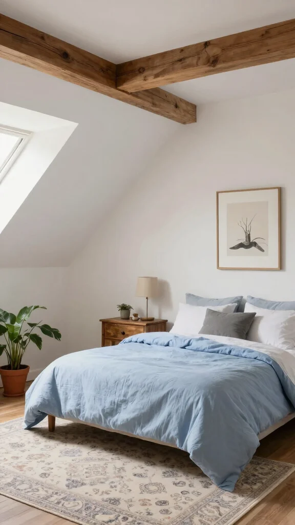 12 Low-Ceiling Attic Ideas for a Stylish Functional Space - 3. Dreamy Guest Bedroom 1