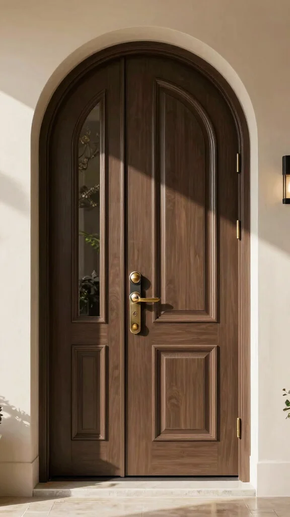 12 Modern Luxury Entryway Decor Ideas for an Elevated First Impression - 10. Statement Door Hardware 1