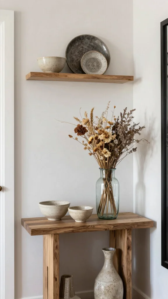 12 Modern Luxury Entryway Decor Ideas for an Elevated First Impression - 9. Modern Sustainable Decor Accents 1