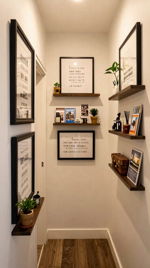 12 Upstairs Hallway Decor Ideas for a Styled Personal Upper Level - 11. Personal Touches 1