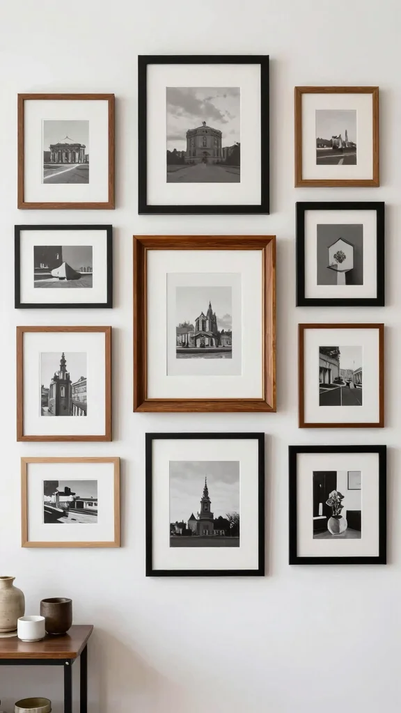 13 Entryway Gallery Wall Ideas for a Personal Curated Wall Display - 2. The Power of Frames 1