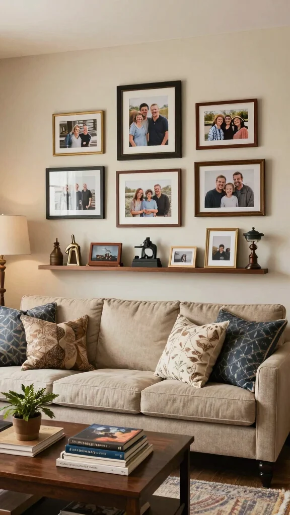 13 Entryway Living Room Combo Ideas for a Cohesive Open-Plan Space - 11. Personal Touches 1