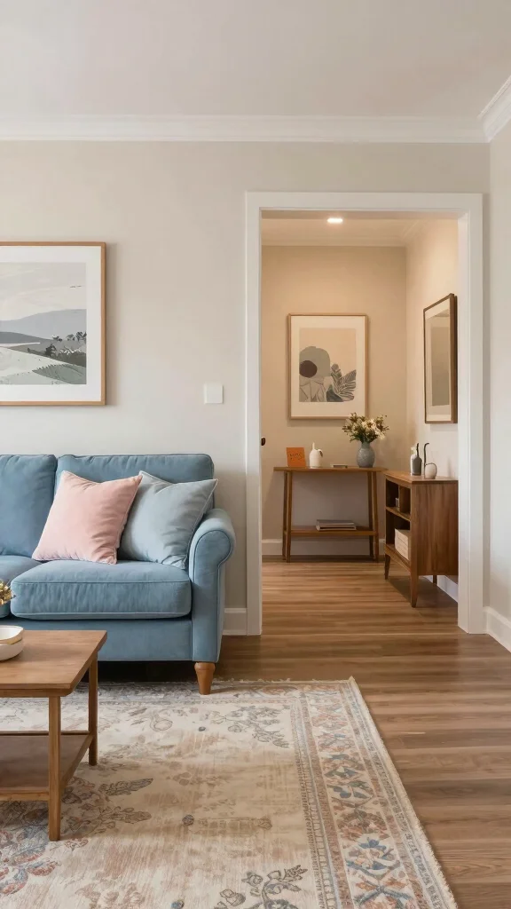 13 Entryway Living Room Combo Ideas for a Cohesive Open-Plan Space - 6. Integrated Color Palette 1