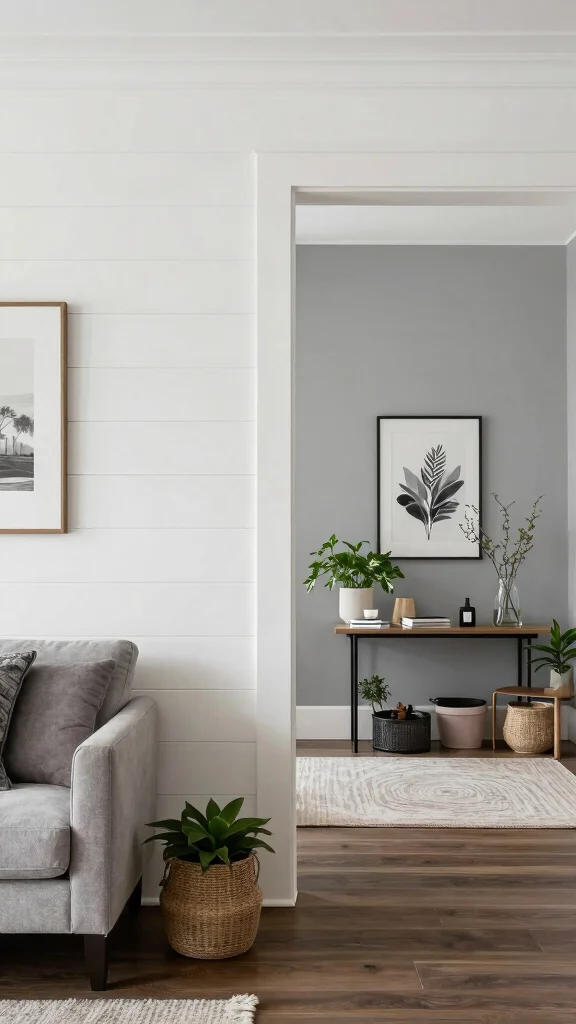 13 Entryway Living Room Combo Ideas for a Cohesive Open-Plan Space - 7. Textured Wall Treatments 1