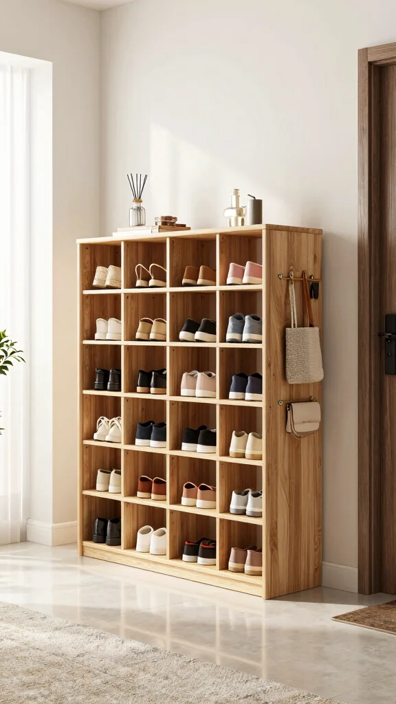 13 Entryway Shoe Storage Ideas for a Tidy Organized Entrance - 13. Modular Shoe Storage Systems 1