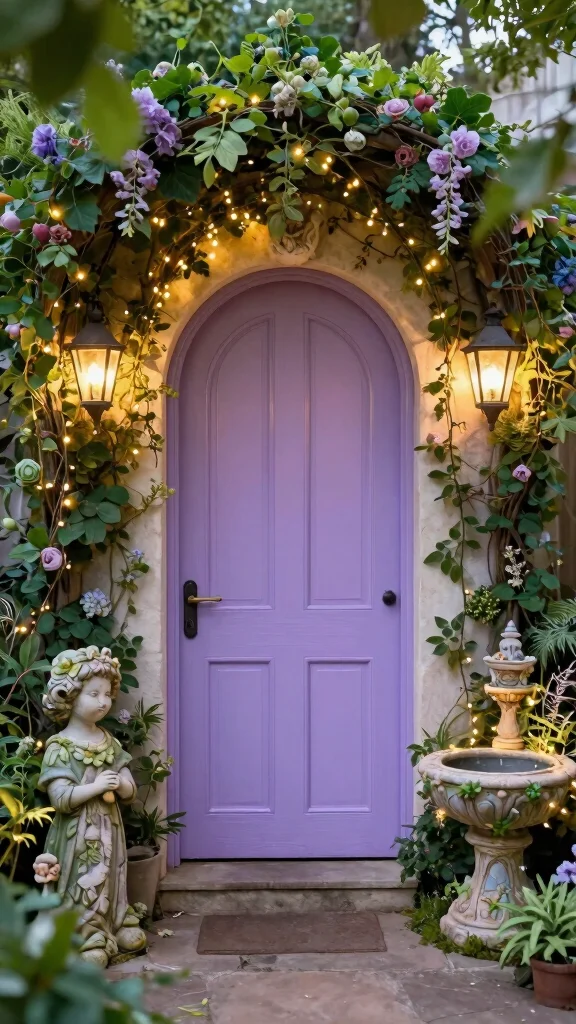13 Front Entrance Entryway Exterior Ideas for a Stunning Curb Appeal - 9. Whimsical Fairy Tale Entryways 1