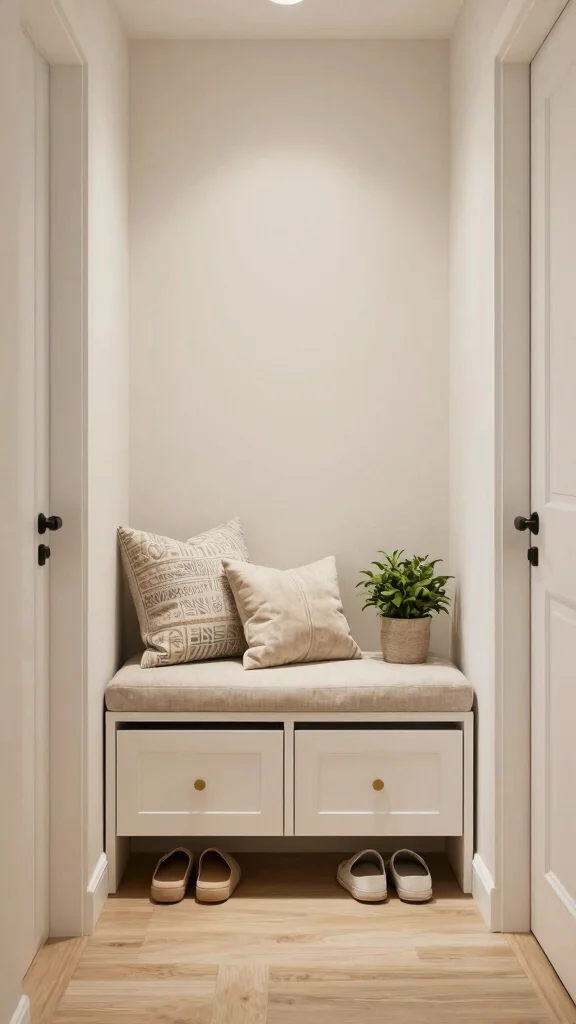 13 Hallway Shoe Storage Ideas for a Tidy Organized Entrance - 13. Under-Bench Storage 1