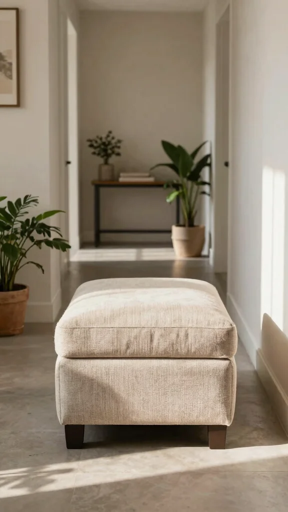 13 Hallway Shoe Storage Ideas for a Tidy Organized Entrance - 3. Shoe Storage Ottomans 1