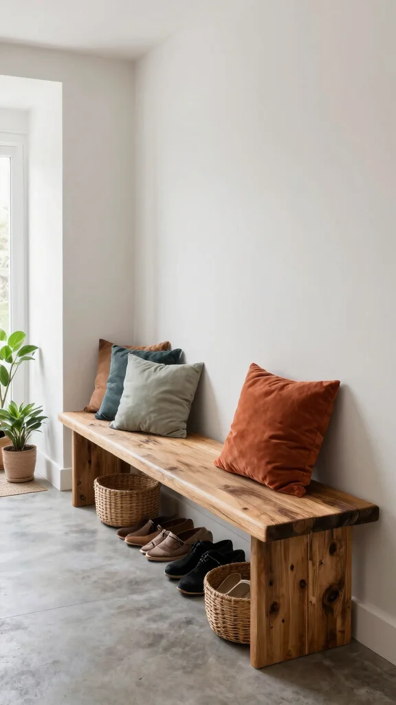 13 Hallway Shoe Storage Ideas for a Tidy Organized Entrance - 7. Multi-Functional Bench 1