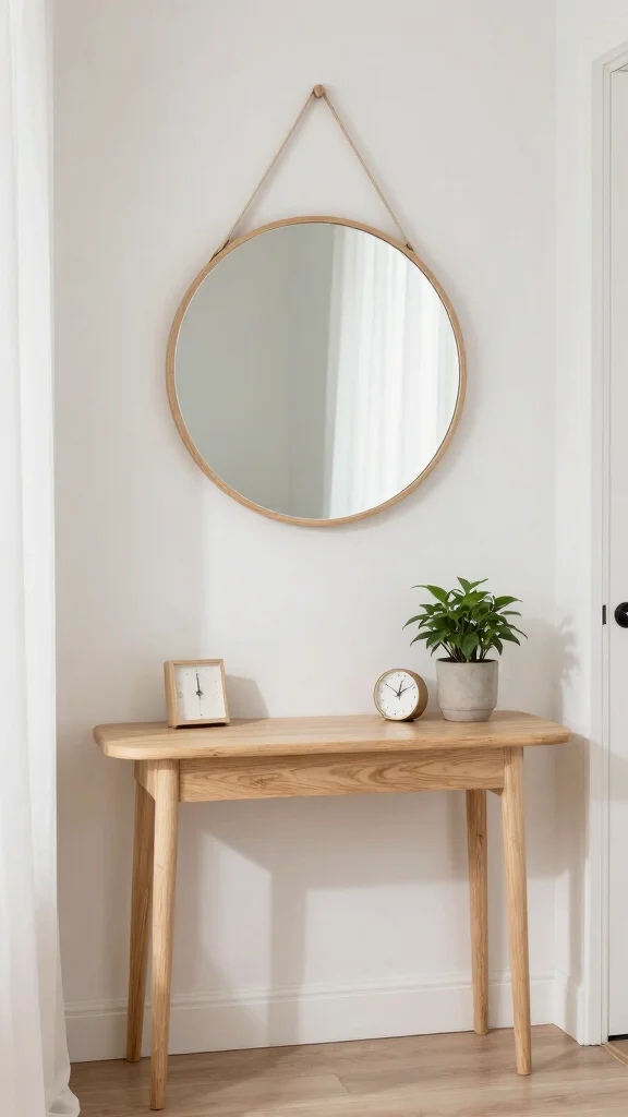 13 Hallway Table Decor Ideas for a Curated Beautiful Entrance - 7. The Power of Mirrors 1