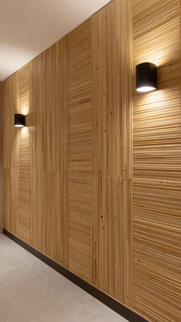 13 Hallway Wall Decor Ideas for a Curated Beautiful Entrance Display - 11. Textured Wall Panels 1