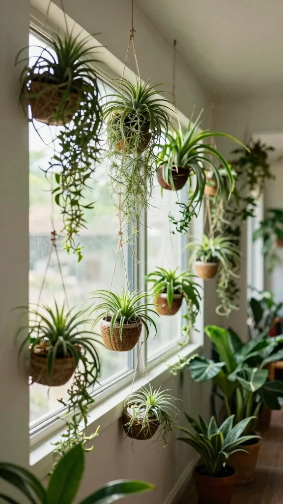 13 Hallway Wall Decor Ideas for a Curated Beautiful Entrance Display - 8. Hanging Plants 1