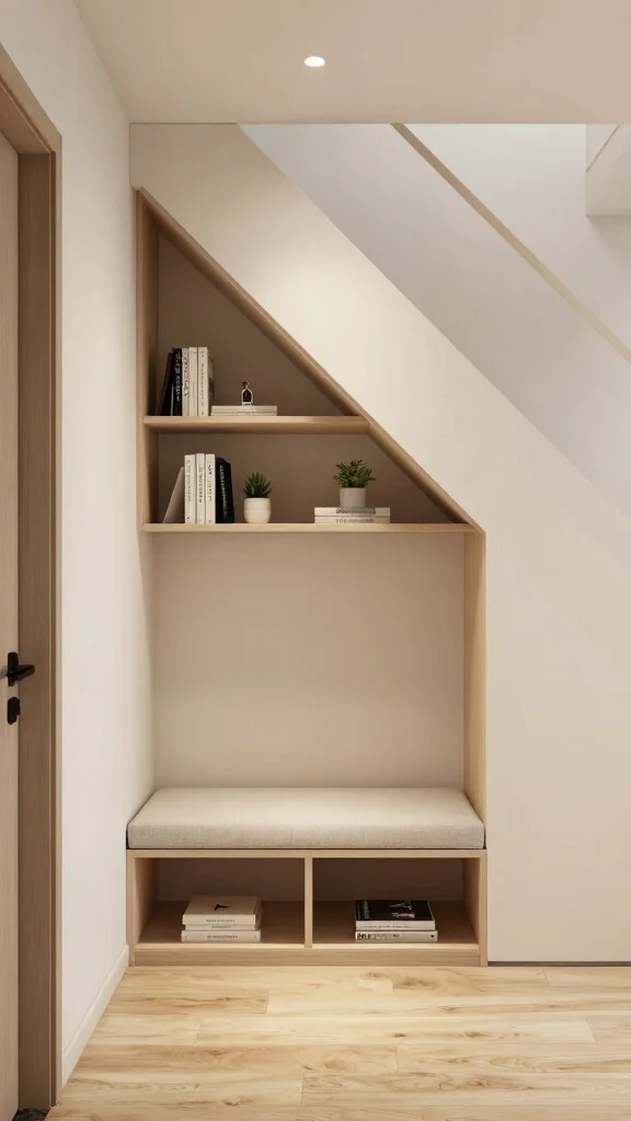 14 Hallway and Stairs Ideas for a Cohesive Beautiful Connected Space - 3. Clever Built-in Storage Solutions 1